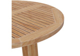 EEI-7127-NAT Wellspring 36" Outdoor Patio Teak Wood Bar Table By Modway
