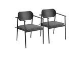 EEI-7148-CHA-CHA Aeris Stackable Outdoor Patio Aluminum Dining Armchair Set Of 2 By Modway