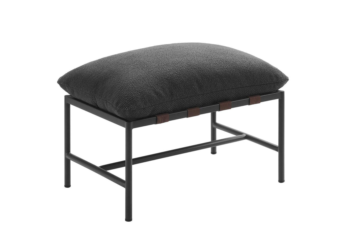 EEI-7161-CHA Raya Outdoor Patio Boucle Ottoman By Modway
