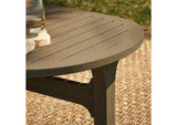 EEI-7246-WGR Saratoga Oval Outdoor Patio Teak Wood Coffee Table By Modway