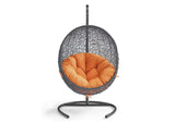 EEI-739-ORA-SET Encase Swing Outdoor Patio Lounge Chair By Modway
