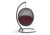 EEI-739-RED-SET Encase Swing Outdoor Patio Lounge Chair By Modway
