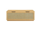 EEI-7434-OAK Soma 47" Rattan Storage Bench By Modway