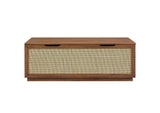 EEI-7434-WAL Soma 47" Rattan Storage Bench By Modway