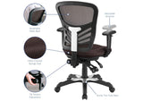 EEI-757-BRN Articulate Mesh Office Chair By Modway