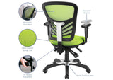 EEI-757-GRN Articulate Mesh Office Chair By Modway