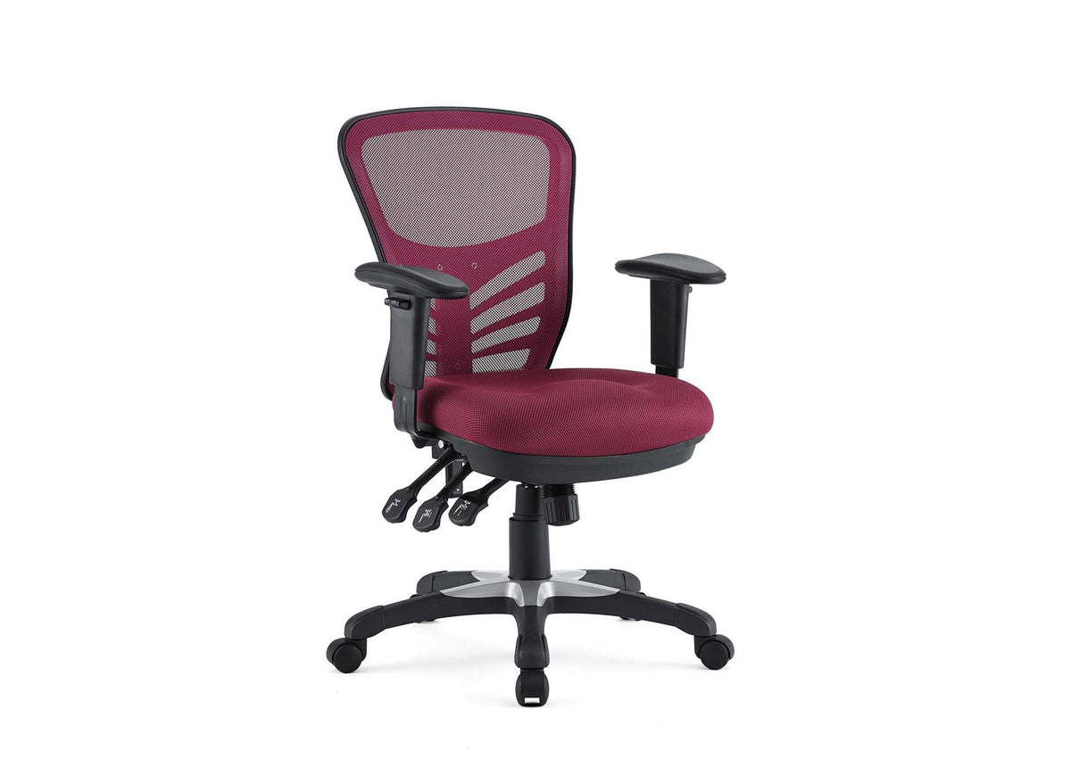 EEI-757-RED Articulate Mesh Office Chair By Modway