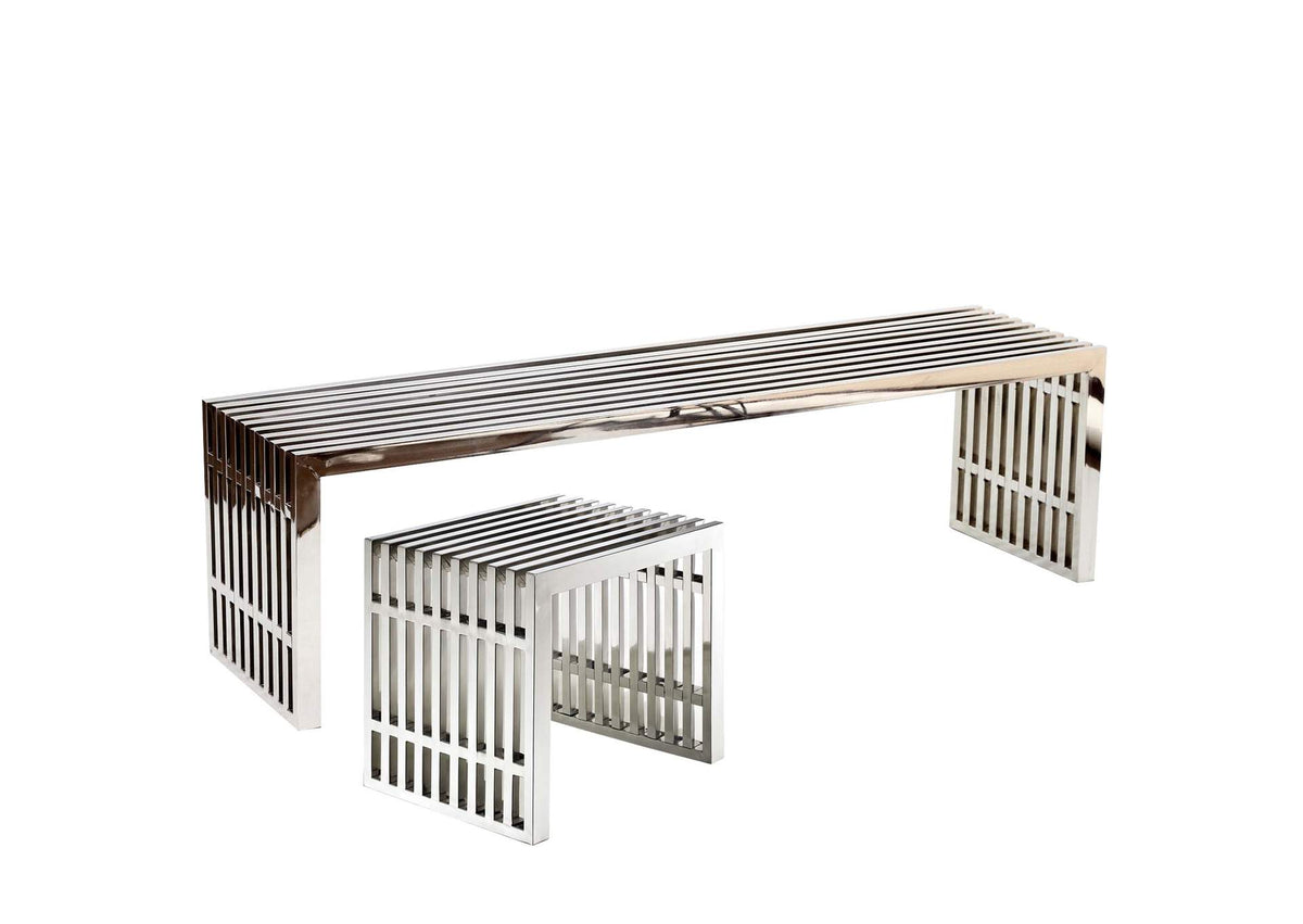 EEI-868 Gridiron Benches Set Of 2 By Modway