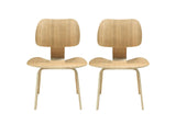 EEI-870-NAT Fathom Dining Chairs Set Of 2 By Modway