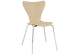 EEI-887-WHI-NAT Revolve 3 Piece Dining Set By Modway