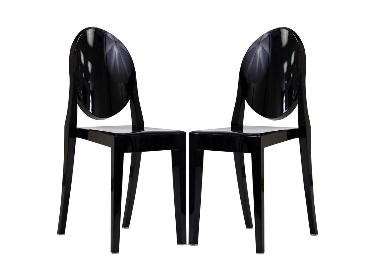 EEI-906-BLK Casper Dining Chairs Set Of 2 By Modway