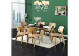 EEI-910-NAT Fathom Dining Chairs Set Of 6 By Modway