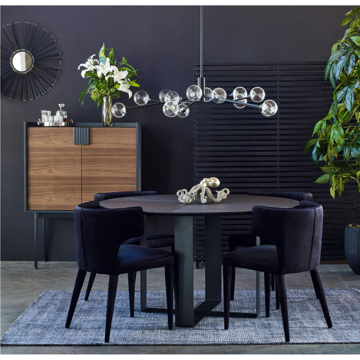 EH-1103-02 Jennaya Dining Chair Black