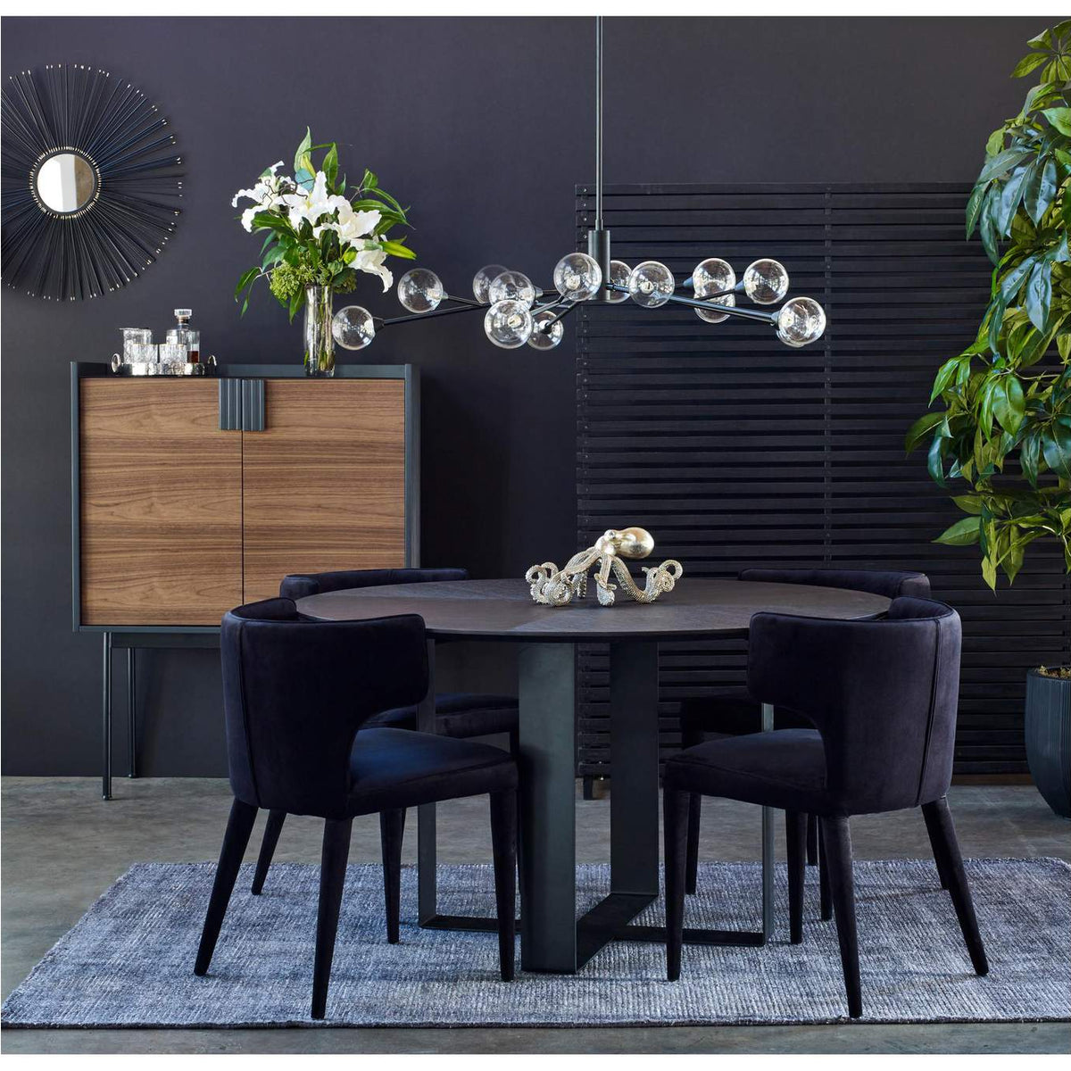 EH-1103-02 Jennaya Dining Chair Black