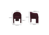 EH-1116-38 Clara Dining Chair Plum