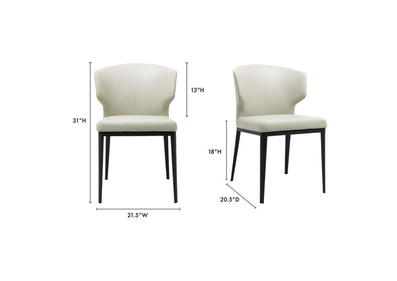 EJ-1018-34 Delaney Dining Chair Beige - Set Of Two