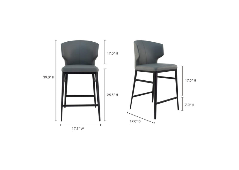 EJ-1022-15 Delaney Counter Stool Grey