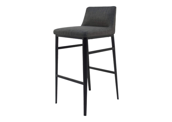 EJ-1032-07 Baron Bar Stool Charcoal Grey