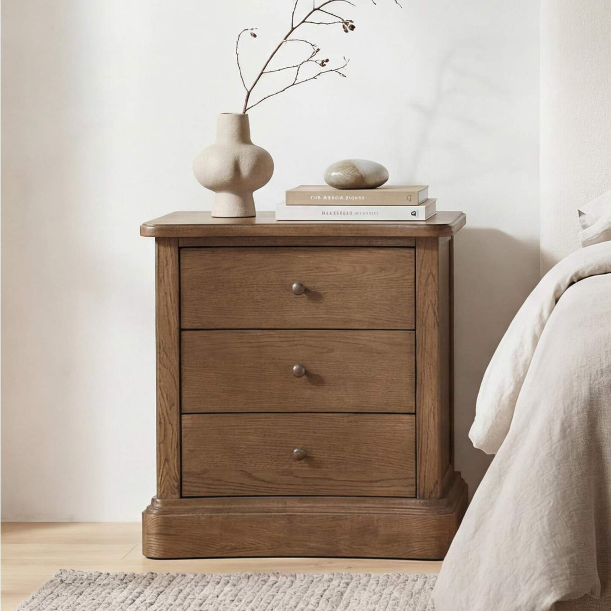EM-1012-03 Clarence Nightstand Warm Brown