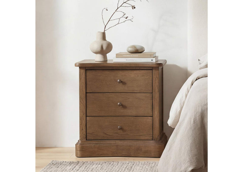 EM-1012-03 Clarence Nightstand Warm Brown