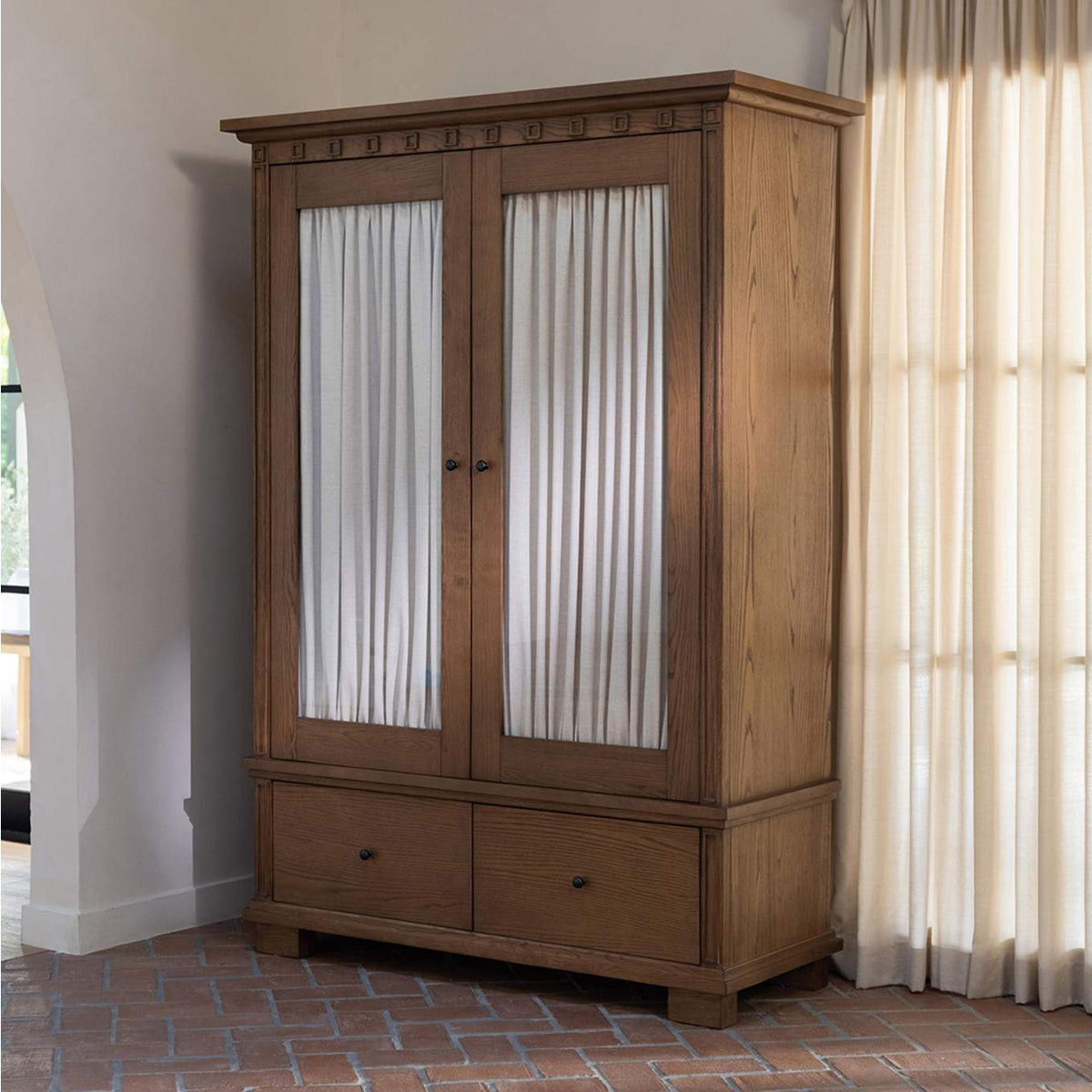 EM-1018-03-0 Lillian Tall Cabinet Brown