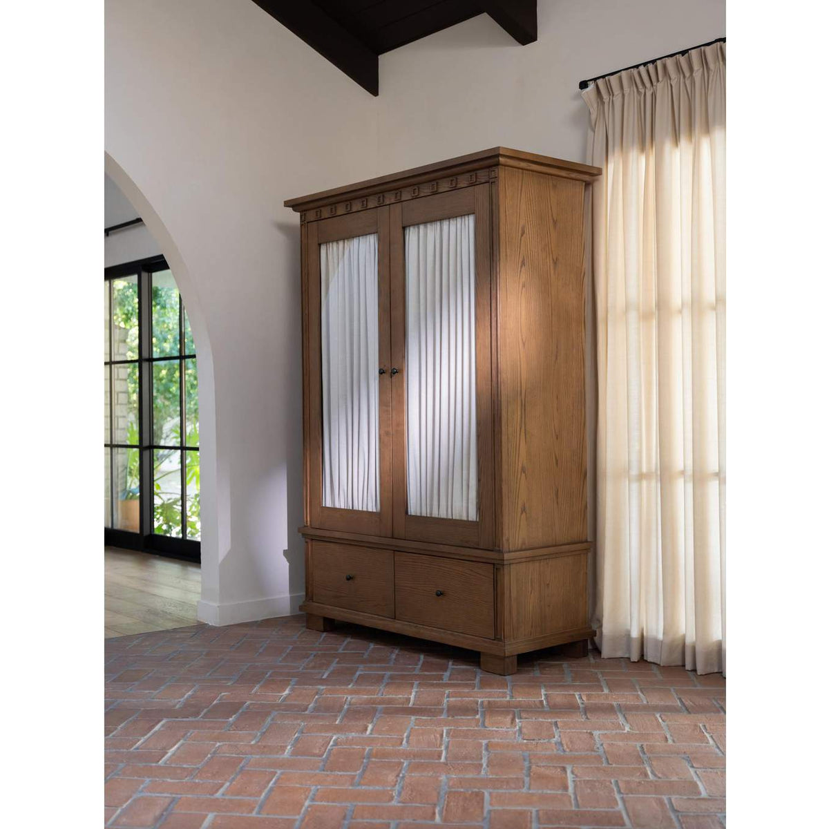 EM-1018-03-0 Lillian Tall Cabinet Brown