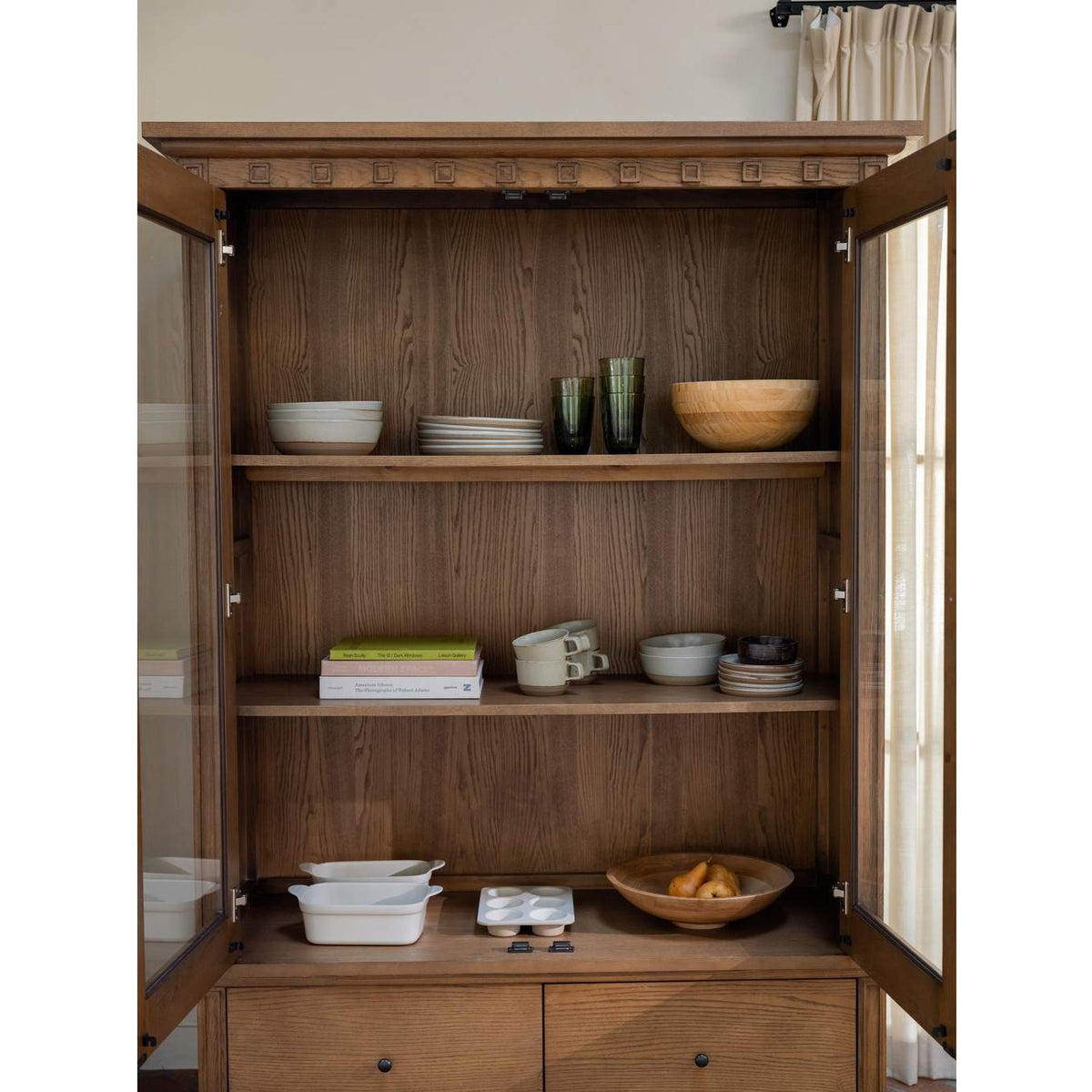 EM-1018-03-0 Lillian Tall Cabinet Brown