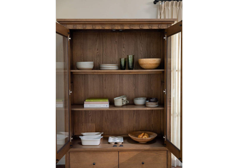 EM-1018-03-0 Lillian Tall Cabinet Brown