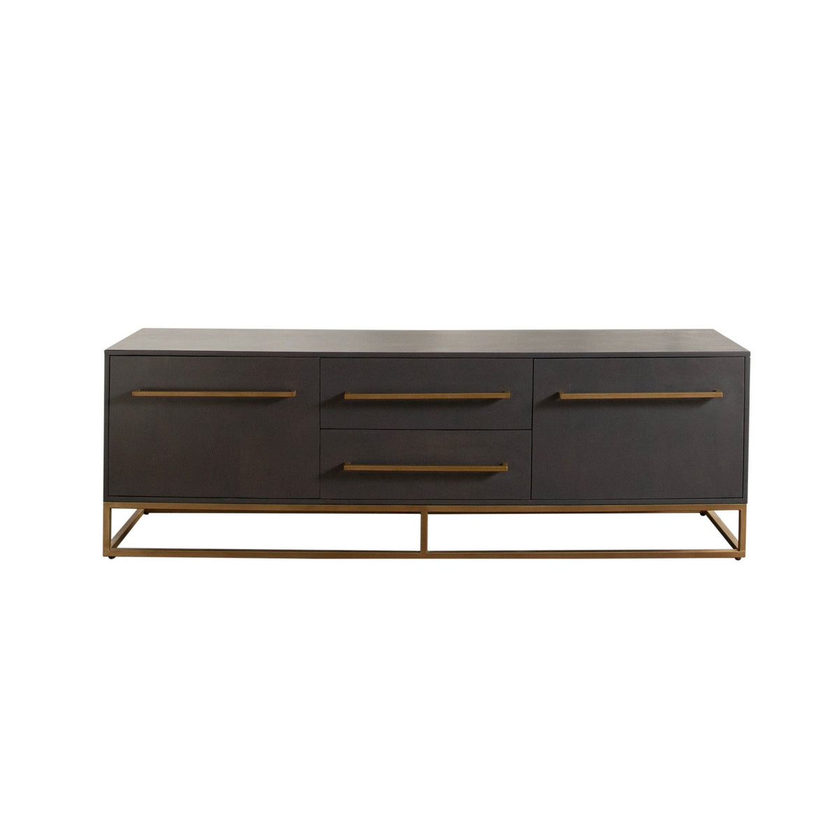 Encore Solid Mango Wood 2-Door / 2-Drawer Entertainment Cabinet