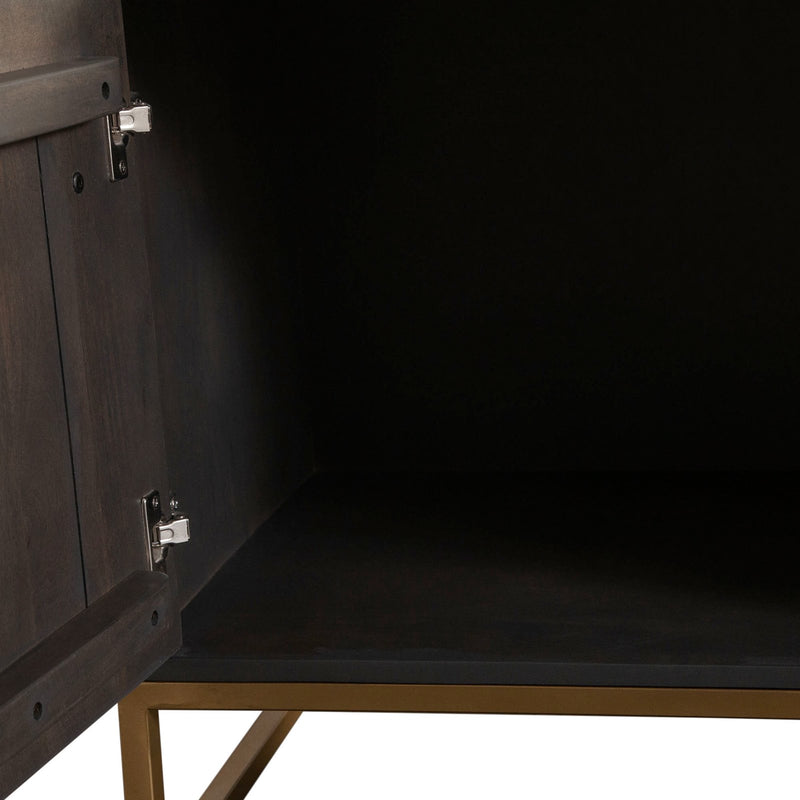 Encore Solid Mango Wood 2-Door / 2-Drawer Entertainment Cabinet