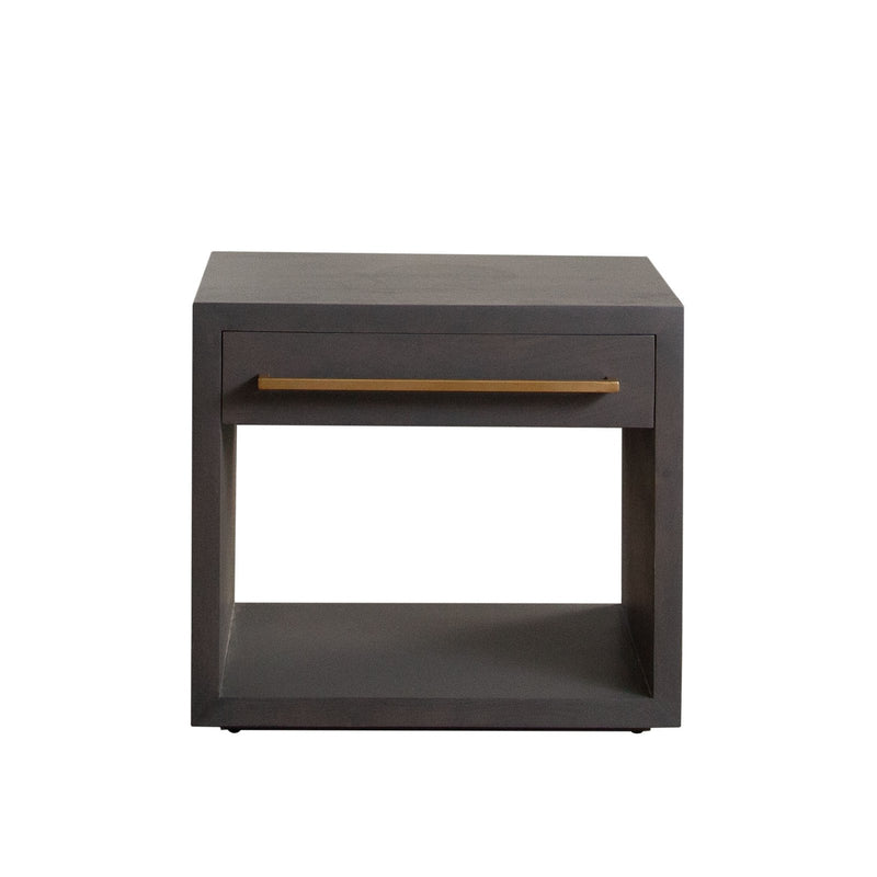 Encore Solid Mango Wood 1-Drawer End Table