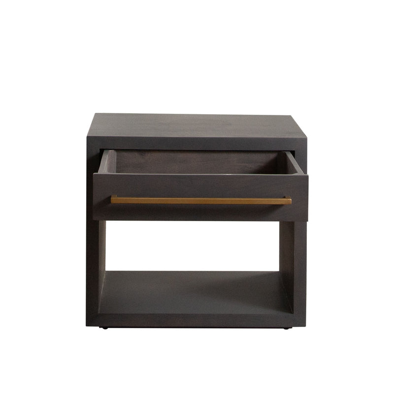 Encore Solid Mango Wood 1-Drawer End Table