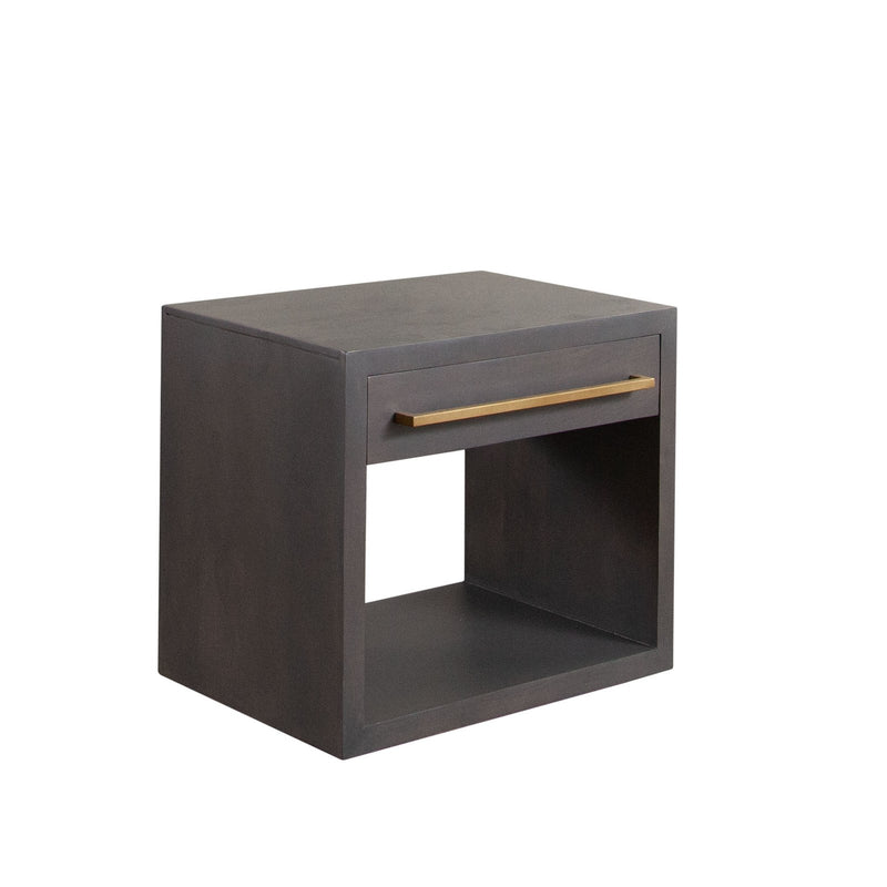 Encore Solid Mango Wood 1-Drawer End Table
