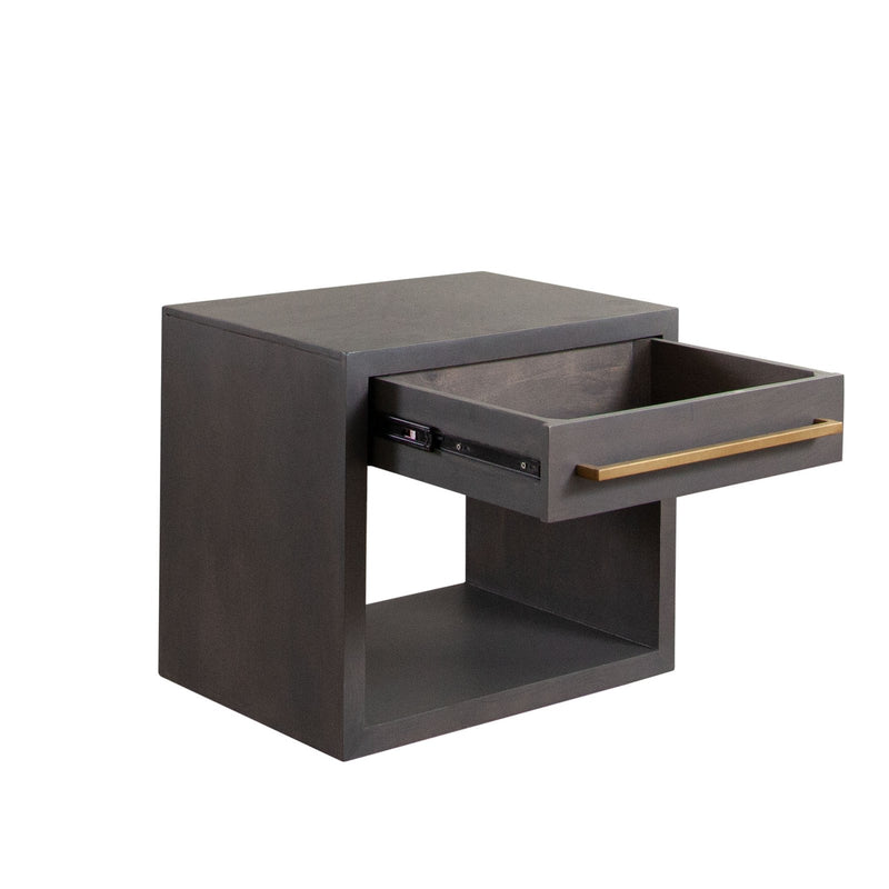 Encore Solid Mango Wood 1-Drawer End Table