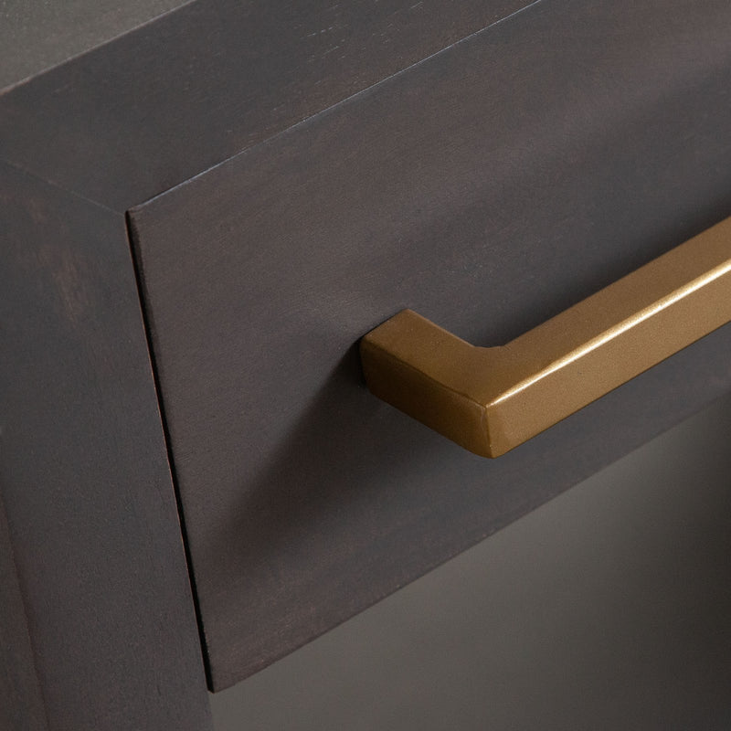 Encore Solid Mango Wood 1-Drawer End Table