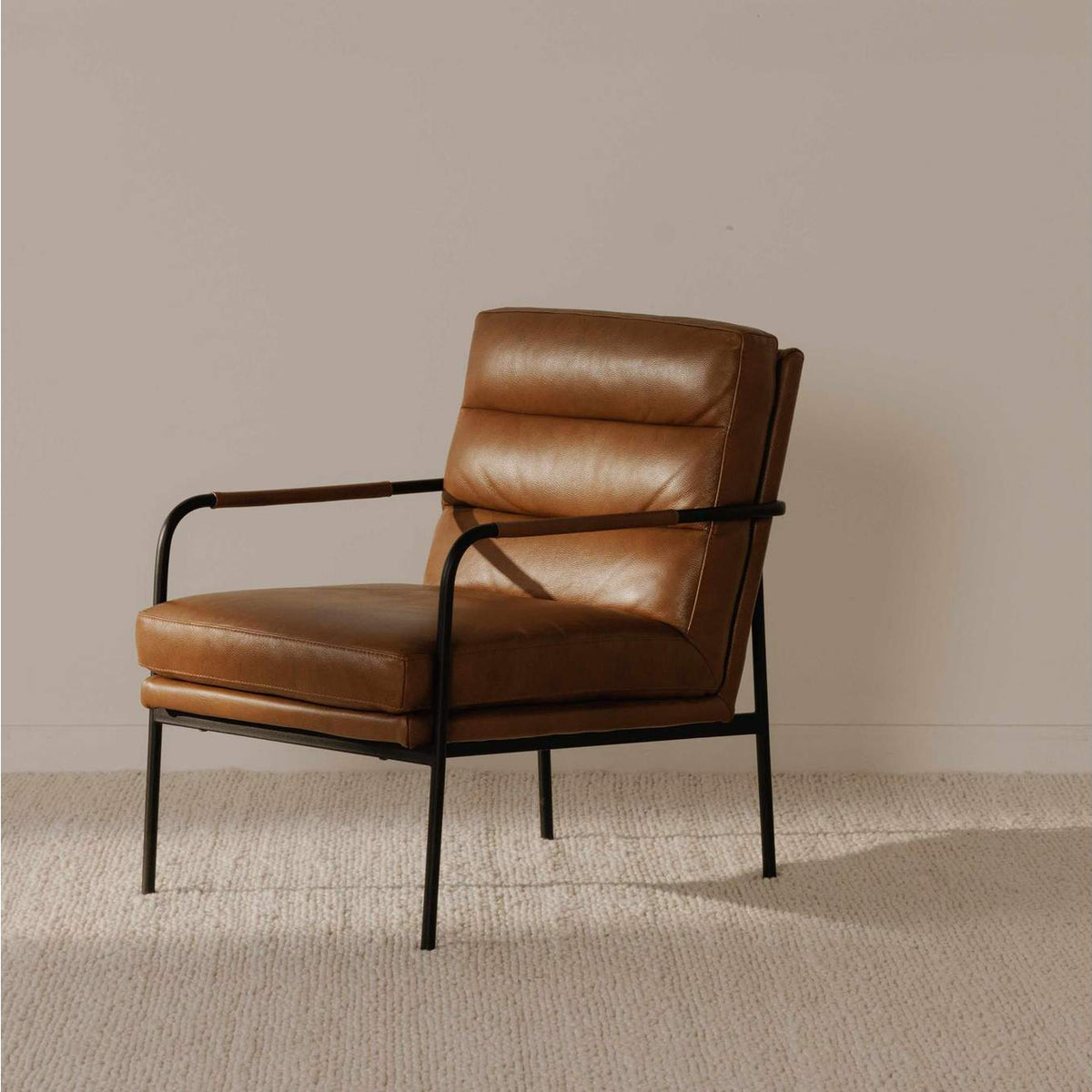 EQ-1013-03 Verlaine Armchair Chestnut Brown