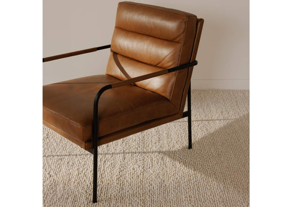 EQ-1013-03 Verlaine Armchair Chestnut Brown