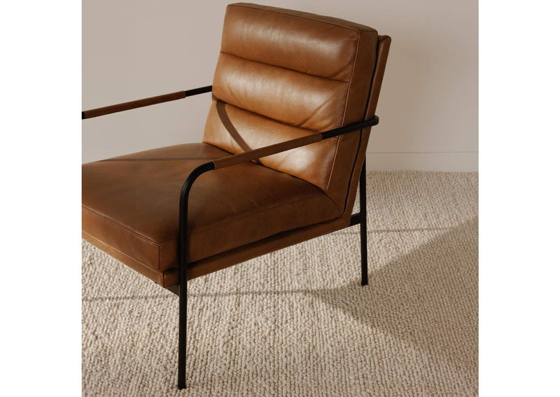 EQ-1013-03 Verlaine Armchair Chestnut Brown