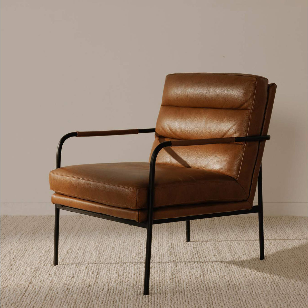 EQ-1013-03 Verlaine Armchair Chestnut Brown