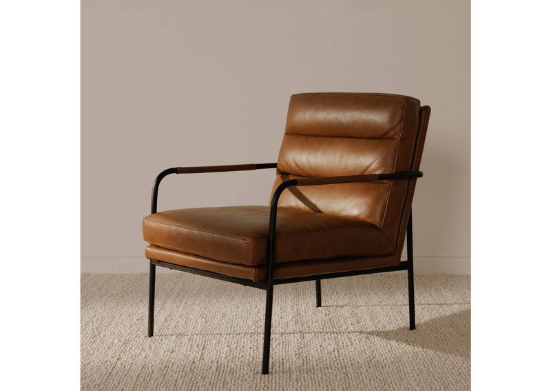 EQ-1013-03 Verlaine Armchair Chestnut Brown