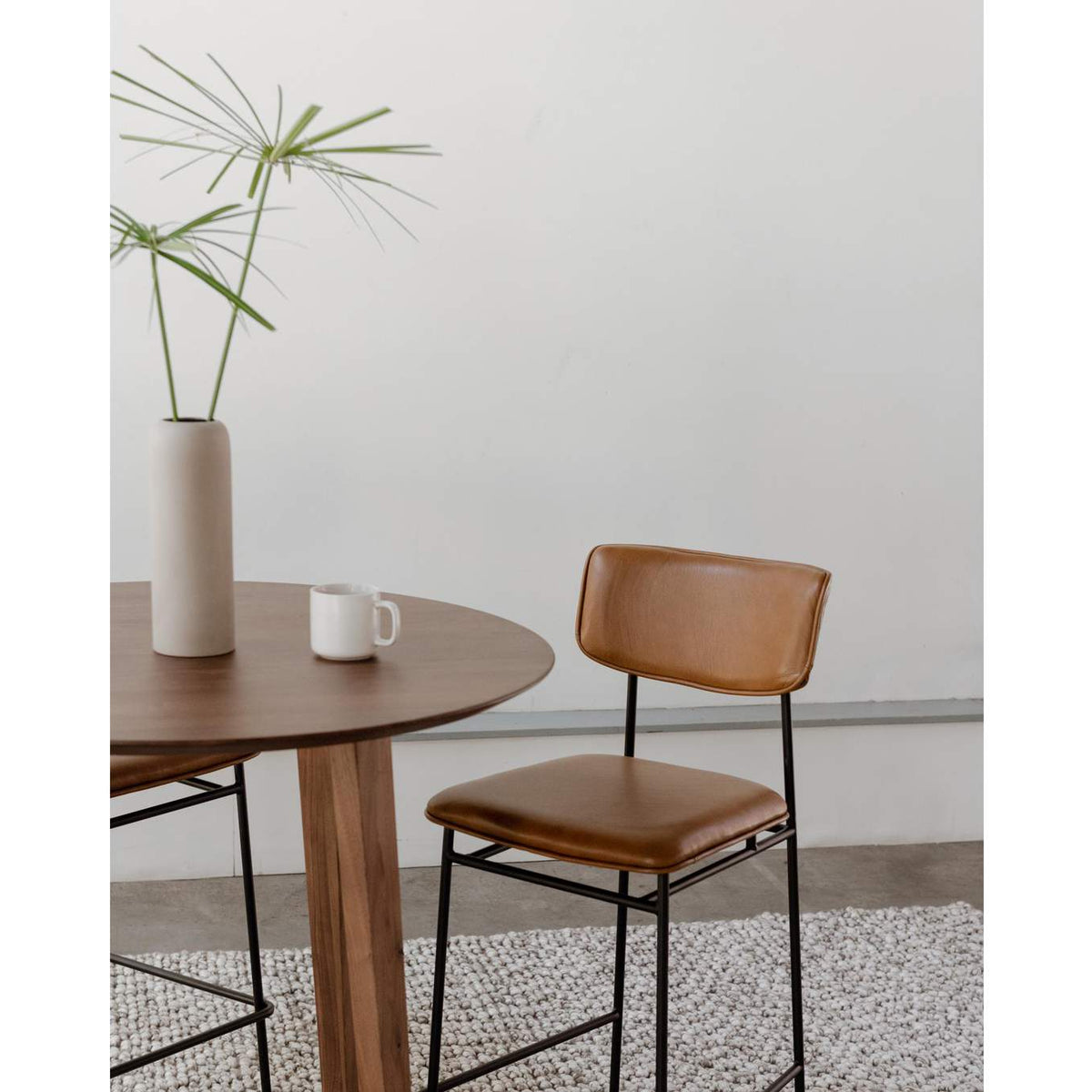 EQ-1014-03 Sailor Bar Stool Brown