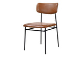 EQ-1016-03 Sailor Dining Chair Brown - Set Of Two