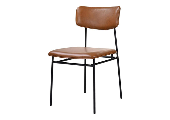 EQ-1016-03 Sailor Dining Chair Brown - Set Of Two