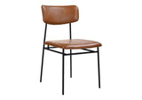 EQ-1016-03 Sailor Dining Chair Brown - Set Of Two