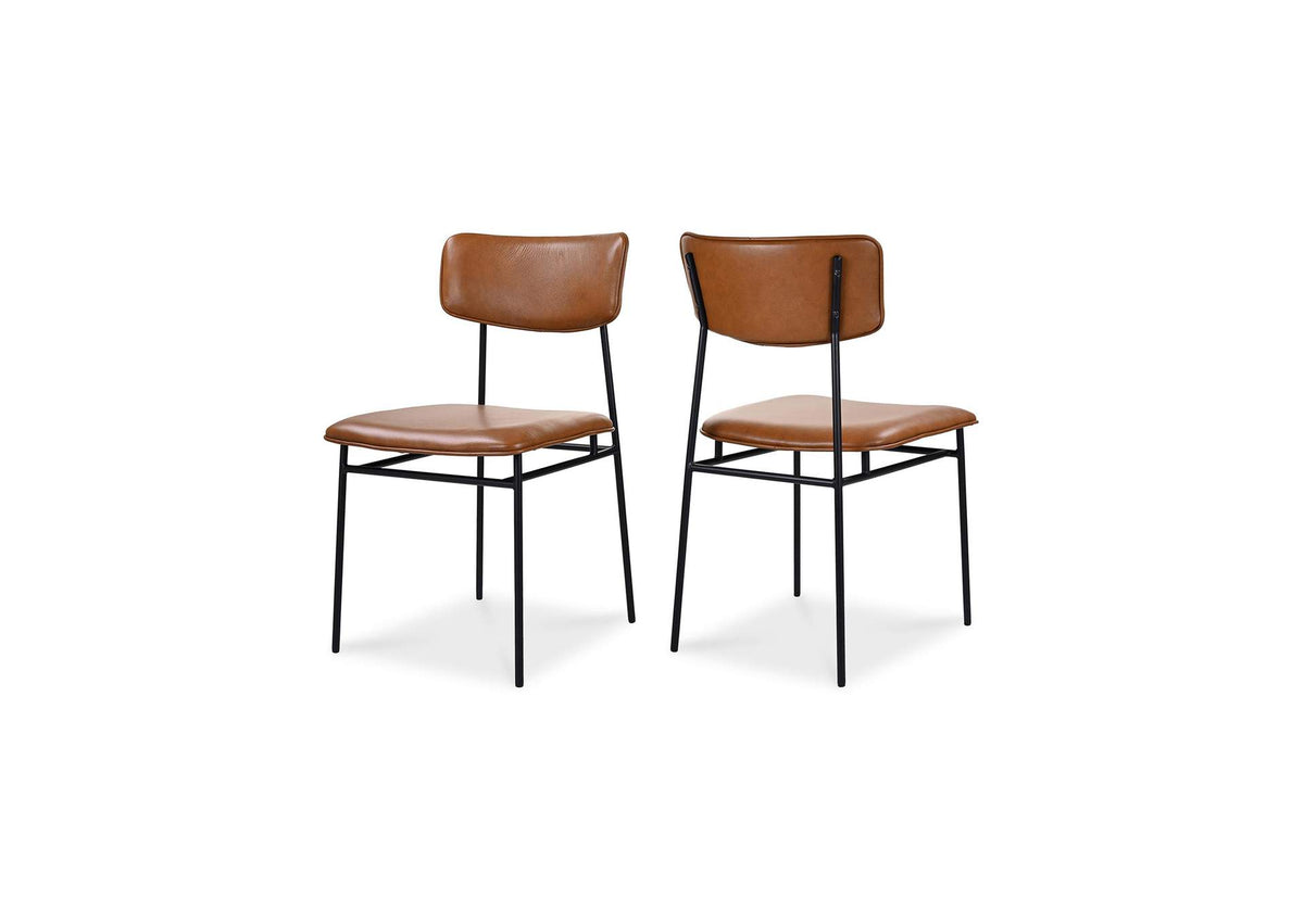 EQ-1016-03 Sailor Dining Chair Brown - Set Of Two