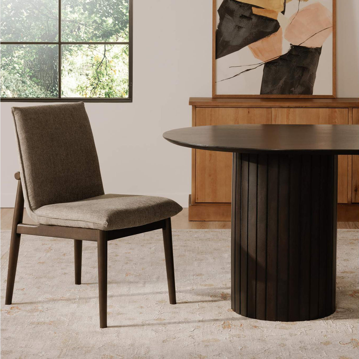 EQ-1023-25 Charlie Dining Chair Dark Grey – Set Of Two
