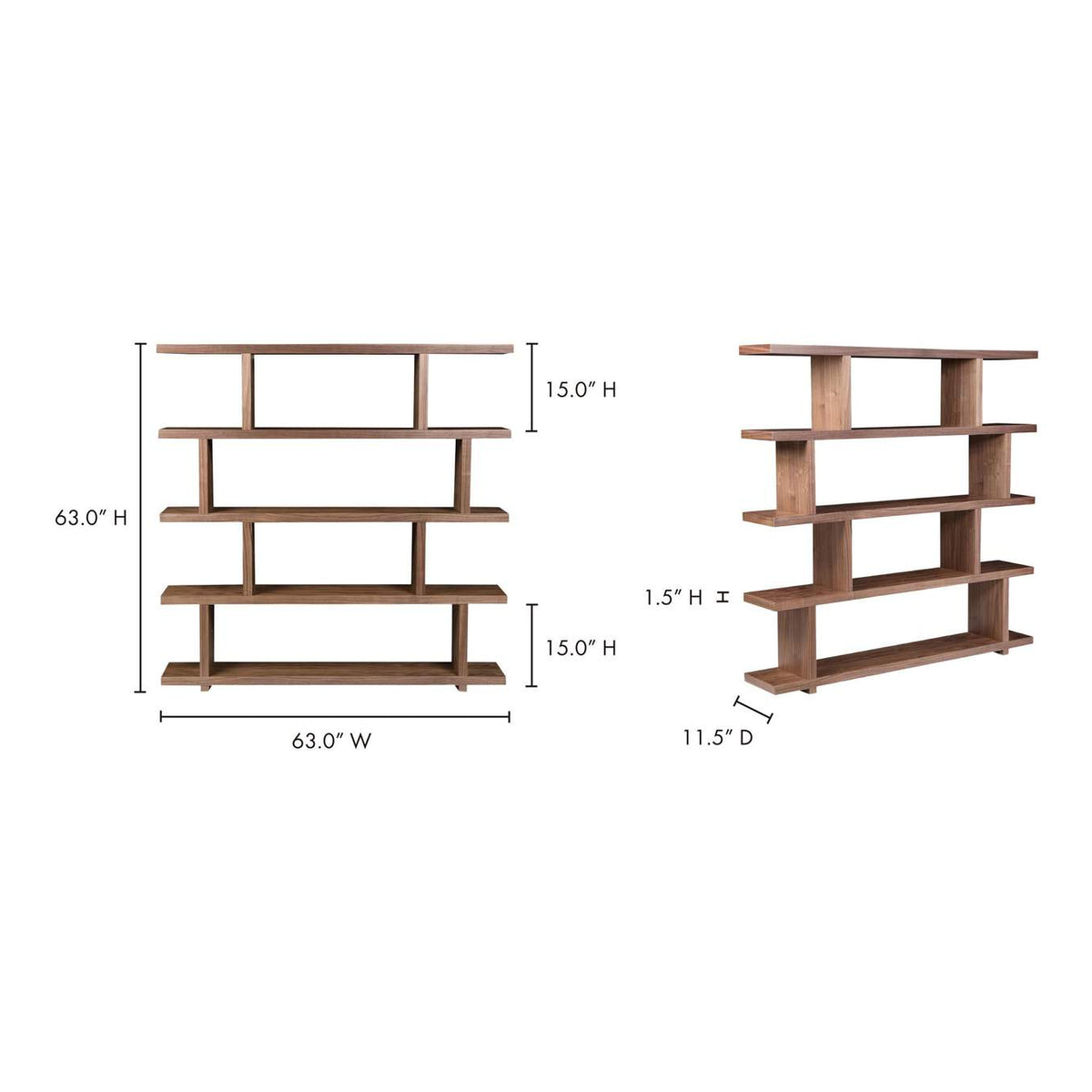 ER-1073-03 Miri Large Shelf Walnut