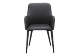 ER-2040-02 Cantata Dining Chair Slate Vegan Leather - Set of Two