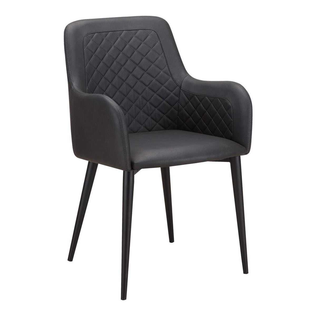 ER-2040-02 Cantata Dining Chair Slate Vegan Leather - Set of Two
