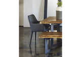 ER-2040-02 Cantata Dining Chair Slate Vegan Leather - Set of Two